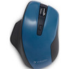 Verbatim Silent Ergonomic Wireless Blue LED Mouse - Dark Teal - Blue LED - Wireless - Radio Frequency - 240 GHz - Dark Teal - 1 Pack 70244