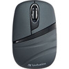 Verbatim Wireless Mini Travel Mouse Commuter Series - Graphite - Radio Frequency - 240 GHz - Graphite - 1000 dpi 70704