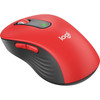 Logitech Signature M650 L Mouse - Optical - Wireless - BluetoothRadio Frequency - Red - USB - 2000 dpi - Scroll Wheel - 5 Buttons - 910-006358