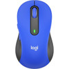Logitech Signature M650 L Mouse - Optical - Wireless - BluetoothRadio Frequency - Blue - USB - 2000 dpi - Scroll Wheel - 5 Buttons 910-006232