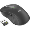 Logitech Signature M650L Mouse - Wireless - BluetoothRadio Frequency - Graphite - USB - 4000 dpi - Scroll Wheel - Large HandPalm - 910-006346