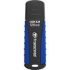 Transcend 128GB JetFlash 810 USB 30 Flash Drive - 128 GB - USB 30 - Black Blue - 30 Year Warranty TS128GJF810