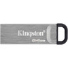 Kingston DataTraveler Kyson 64GB USB 32 Gen 1 Type A Flash Drive - 64 GB - USB 32 Gen 1 Type A - 200 MBs Read Speed - Silver - DTKN64GB