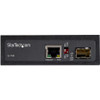 StarTech.com PoE+ Industrial Fiber to Ethernet Media Converter 60W - SFP to RJ45 - SM/MM Fiber to Gigabit Copper IP-30 - Fiber to & to (IMC1GSFP60W)
