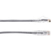 Black Box Slim-Net Cat.6 UTP Patch Network Cable - 5 ft Category 6 Network Cable for Patch Panel, Wallplate, Network Device - First 1 (C6PC28-GY-05)