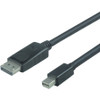 VisionTek Mini DisplayPort to DisplayPort 2M Active Cable (M/M) - 6.6 ft DisplayPort/Mini DisplayPort A/V Cable for Monitor, Device, - (901212)