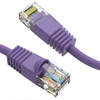 Axiom 18-INCH CAT6 UTP 550mhz Patch Cable Snagless Molded Boot (Purple) - 1.5 ft Category 6 Network Cable for Media Converter, Router, (Fleet Network)