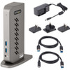 StarTech.com USB-C USB-A Dock - Hybrid Universal USB 3.0 Laptop Docking Station - Dual Monitor 4K 60Hz HDMI/DisplayPort - 6xUSB - for (DK30A2DHU)