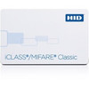 HID iCLASSMIFARE Classic ID Card - Printable - Smart Card - 337 8560 mm x 213 5398 mm Length - White - Polyvinyl Chloride 2524PNPGGMNNN