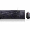 Lenovo Lenovo Essential Wired Combo Keyboard and Mouse French Canadian 058 - USB Type A Membrane Cable Keyboard - 3 Key - French - - 4X30L79896