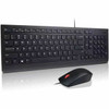 Lenovo Lenovo Essential Wired Combo Keyboard and Mouse French Canadian 058 - USB Type A Membrane Cable Keyboard - 3 Key - French - - 4X30L79896