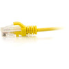 C2G 10ft Cat6 Slim Snagless Unshielded UTP Ethernet Cable - Yellow - 10 ft Category 6 Network Cable for Network Device - First End 01174