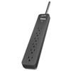 APC by Schneider Electric SurgeArrest Essential 6-Outlet Surge SuppressorProtector - 6 x NEMA 5-15R - 1080 J - 120 V AC Input - 120 V PE625