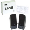 Cyber Acoustics CA-2016WB 20 Speaker System - Black - USB CA-2016WB
