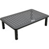 Tripp Lite Monitor Riser for Desk 14 x 9 in - Height Adjustable Metal Black - 20 kg Load Capacity - 1551 39395 mm Height x x MR1411M