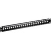 TRENDnet 24-Port Blank Keystone 1U Patch Panel 1U 19 Metal Rackmount Housing Recommended With TC-K25C6  TC-K50C6 Cat6 Keystone - TC-KP24