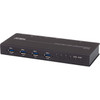 ATEN 4 x 4 USB 31 Gen 1 Industrial Hub Switch - USB 32 Gen 1 - 4 USB Ports - 4 Thunderbolt Ports - 4 USB 31 Ports - Mac PC US3344I