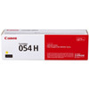 Canon 054H Original High Yield Laser Toner Cartridge - Yellow Pack - 2300 Pages 3025C001