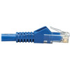 Tripp Lite Cat6 Snagless UTP Network Patch Cable RJ45 MM Blue 30 ft - 30 ft Category 6 Network Cable for Printer Router Modem N201P-030-BL