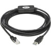 Tripp Lite U009-010-RJ45-X USB to RJ45 Rollover Console Cable MM Black 10 ft - 10 ft RJ-45USB Data Transfer Cable for Switch - U009-010-RJ45-X