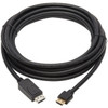 Tripp Lite P582-010-4K6AE DisplayPort to HDMI 4K Cable - MM 10 ft Black - 10 ft DisplayPortHDMI AV Cable for AudioVideo Device P582-010-4K6AE
