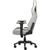 Corsair T3 RUSH Gaming Chair - GrayWhite - For Gaming - Fabric Nylon Metal Polyurethane Foam Memory Foam - Gray White CF-9010030-WW