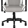 Corsair T3 RUSH Gaming Chair - GrayWhite - For Gaming - Fabric Nylon Metal Polyurethane Foam Memory Foam - Gray White CF-9010030-WW