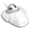 Kensington Orbit Trackball with Scroll Ring - White - Optical - Cable - White - USB - Scroll Ring - 2 Buttons - Symmetrical K72500WW