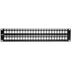 TRENDnet 48-Port Blank Keystone 2U HD Patch Panel 2U 19 Rackmount Housing HD Keystone Network Patch Panel Recommended With  Cat6 TC-KP48