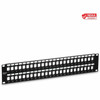 TRENDnet 48-Port Blank Keystone 2U HD Patch Panel 2U 19 Rackmount Housing HD Keystone Network Patch Panel Recommended With  Cat6 TC-KP48