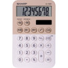 Sharp 8-digit Large Desktop Calculator - 3-Key Memory Dual Power Angled Display Automatic Power Down Extra Large Key - 8 Digits - EL760RBLA