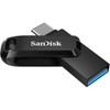 SanDisk Ultra Dual Drive Go USB Type-C - 256 GB - USB 31 Type C USB Type A - 150 MBs Read Speed - Black SDDDC3-256G-G46
