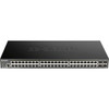 D-Link 52-Port 10-Gigabit Smart Managed Switch - 52 Ports - Manageable - Gigabit Ethernet 10 Gigabit Ethernet - 101001000Base-T - DGS-1250-52X-6KV