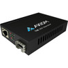 Axiom 1Gbs POE RJ45 to SFP Fiber Media Converter - Open SFP Port - Network RJ-45 - 1x PoE RJ-45 Ports - Gigabit Ethernet - - 1 x MCP32-T2-SFP-AX