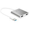 j5 create JUA365 USB 30 to Dual HDMI Multi-Monitor Adapter - 1 Pack - 1 x Type A USB 30 USB Male - 2 x HDMI Type A Digital Female JUA365