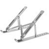 Targus Portable Ergonomic LaptopTablet Stand - Up to 156 Screen Support - Portable - Aluminum - Silver AWE810GL