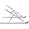 Targus Portable Ergonomic LaptopTablet Stand - Up to 156 Screen Support - Portable - Aluminum - Silver AWE810GL