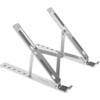 Targus Portable Ergonomic LaptopTablet Stand - Up to 156 Screen Support - Portable - Aluminum - Silver AWE810GL