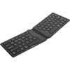 Targus Ergonomic Foldable Bluetooth Antimicrobial Keyboard - Wireless Connectivity - BluetoothRF - 240 GHz - ChromeOS - English US AKF003US