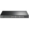 TP-Link JetStream 28-Port Gigabit L2 Managed Switch with 24-Port PoE - 24 Ports - Manageable - 2 Layer Supported - Modular - 4 SFP - TL-SG3428MP