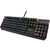 Asus ROG Strix Scope RX Gaming Keyboard - Cable Connectivity - USB 20 Type A Interface - RGB LED - 104 Key - PC - Mechanical - Black XA05 ROG STRIX SCOPE RXBLUS