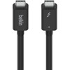 Belkin CONNECT Thunderbolt 4 Cable 1M Passive - 33 ft Thunderbolt 4 Data Transfer Cable for Docking Station Notebook Smartphone INZ003bt1MBK