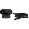 HP 325 Webcam - USB Type A - 1920 x 1080 Video - 66deg Angle - Microphone - Notebook Monitor 53X27AA