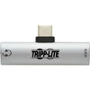 Tripp Lite U437-001-C-V2 USB-C to 35 mm Headphone Jack Adapter - 1 x Mini-phone Stereo Audio - Female 1 x Powered USB Type C - - 1 x U437-001-C-V2