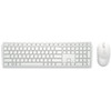 Dell Pro KM5221W Keyboard  Mouse - USB Plunger Wireless 240 GHz Keyboard - White - USB Wireless Mouse - Optical - 4000 dpi - White - KM5221W-WH-US