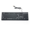 Verbatim Wired Keyboard - Cable Connectivity - USB Interface Multimedia Hot Keys - Linux ChromeOS Mac OS Windows Mac PC 70735