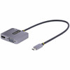 StarTechcom USB C Video Adapter USB C to HDMI VGA Multiport Adapter 35mm Audio 4K 60Hz HDR 100W PD 30 PT USB C Display Adapter 122-USBC-HDMI-4K-VGA