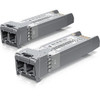 Ubiquiti SFP Module - For Data Networking Optical Network - 2 x LC Duplex Network - Optical Fiber - Multi-mode - 10 Gigabit Ethernet UACC-OM-MM-10G-D-2