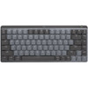 Logitech MX Mechanical Keyboard - Wireless Connectivity - Bluetooth - English - iPad - Mac - MechanicalMX Keyswitch - Gray 920-010831