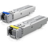Ubiquiti 1 Gbps Bidirectional Single-Mode Optical Module - For Data Networking Optical Network - 1 x LC Simplex 1000Base-BiDi Network UACC-OM-SM-1G-S-2